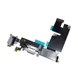 [SP-I6SP-CD-BK-AM] Charging Port Flex for iPhone 6S Plus - Space Gray (Hi-Copy)