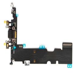 [SP-I8P-CD-BK-AM] Charging Port Flex for iPhone 8 Plus - Black (Hi-Copy)