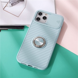[CS-I11PM-CRC-BL] Camera Protector Ring Case for iPhone 11 Pro Max - Blue
