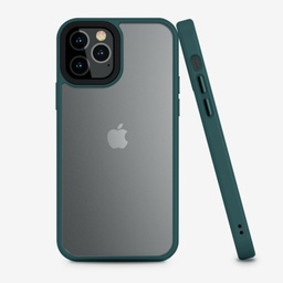 [CS-I12PM-MCC-GR] Matte Clear Color Edge Case for iPhone 12 Pro Max (6.7) - Green
