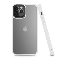[CS-I12PM-MCC-WH] Matte Clear Color Edge Case for iPhone 12 Pro Max (6.7) - White