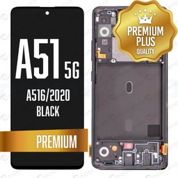 [LCD-A516-20-WF-BK] LCD Assembly for Galaxy A51 5G (A516/2020) with Frame - Black (Premium/Refurbished)