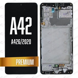 [LCD-A426-WF-PM-BK] LCD Assembly with frame for Galaxy A42 5G (A426/2020) - Black (Premium/Refurbished)