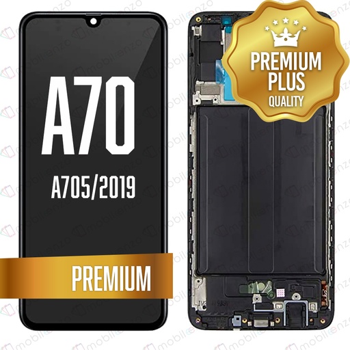 [LCD-A705-WF-BK] OLED Assembly For Samsung Galaxy A70 (A705/2019) with Frame - Black (Premium) 