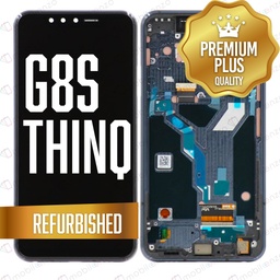 [LCD-LGG8S-WF-MBK] LCD ASSEMBLY WITH FRAME COMPATIBLE FOR LG G8S THINQ (REFURBISHED) (MIRROR BLACK)

