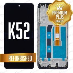 [LCD-LGQ52-WF-BK] LCD ASSEMBLY WITH FRAME COMPATIBLE FOR LG K52 (REFURBISHED) (BLACK)