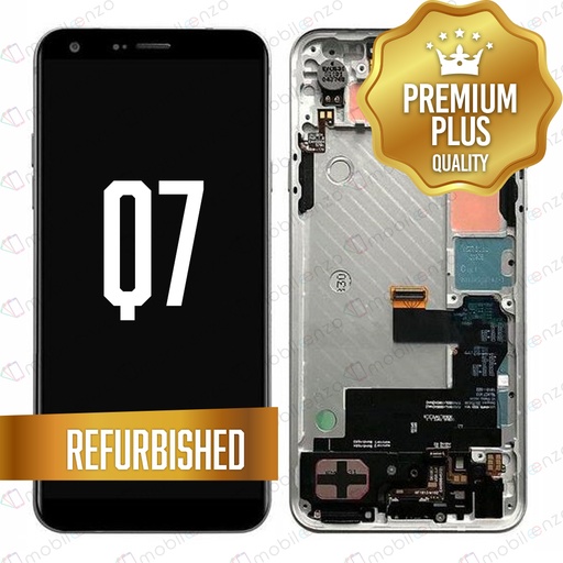[LCD-LGQ7-WF-SI] LCD Assembly With Frame For  LG Q7 / Q7 Plus / Q7 Alpha (Premium) (Silver)

