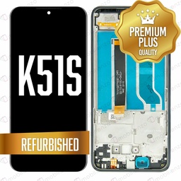 [LCD-LGK51S-WF-BK] LCD ASSEMBLY WITH FRAME COMPATIBLE FOR LG K51S (REFURBISHED) (ALL COLORS)
