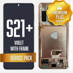 [LCD-S21P-WF-SP-VI] OLED Assembly for Samsung Galaxy S21 Plus 5G With Frame - Phantom Violet (Service Pack)