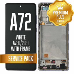 [LCD-A726-WF-SP-WH] LCD Assembly for Galaxy A72 5G (A726/2021) with Frame - White (Service Pack)