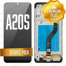 [LCD-A207-WF-SP-BK] LCD Assembly for Galaxy A20S (A207) with Frame - Black (Service Pack)