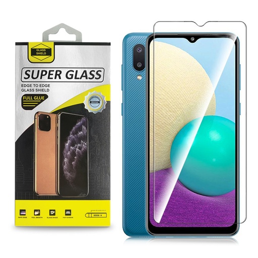 [TG-A022-CL] Clear Tempered Glass for Samsung Galaxy  A02 (A022 / 2020) (1 Pc)