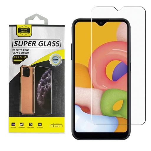 [TG-A015-CL] Clear Tempered Glass for Samsung Galaxy A01 (A015 / 2020) (1 Pc)