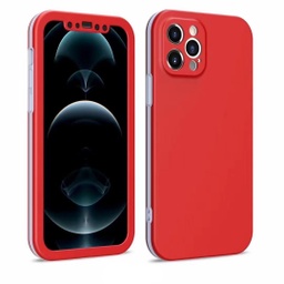 [CS-I12-HPC-RD] 3 Piece Hard Protector Case for iPhone 12 - Red