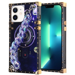 [CS-I13-LTC-G106] Luxury Trunk Chain Case for IPhone 13 (6.1) - G106