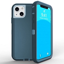 [CS-I13M-OBD-TELBL] DualPro Protector Case for IPhone 13 Mini (5.4) - Teal & Light Blue