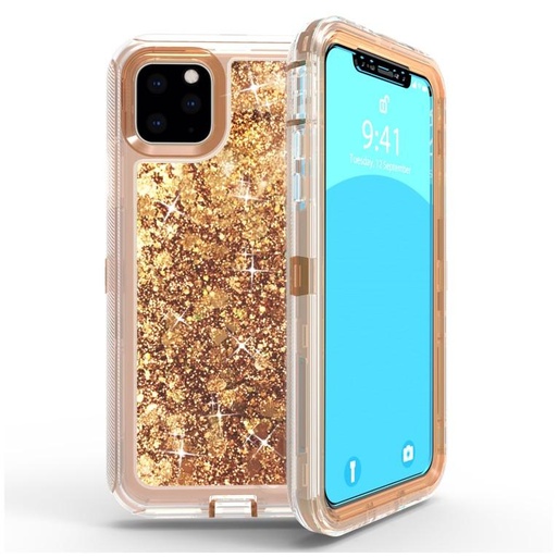 [CS-I13P-LP-ROGO] Liquid Protector Case for IPhone 13 Pro (6.1) - Rose Gold