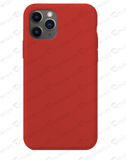 [CS-I13M-PMS-RD] Premium Silicone Case for IPhone 13 Mini - Red