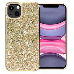 [CS-I13-COD-GO] Color Diamond Hard Shell Case for iPhone 13 - Gold