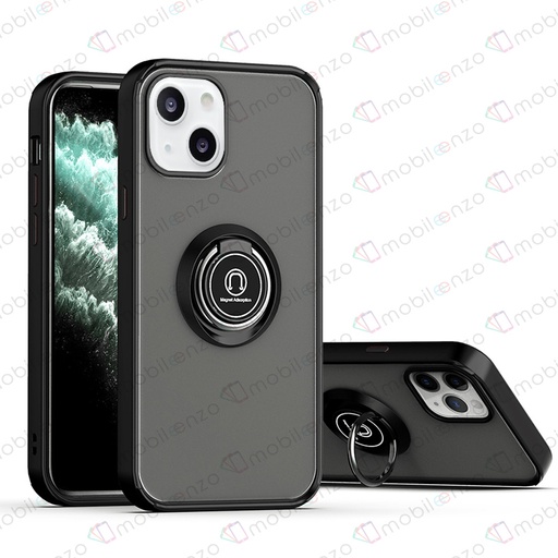 [CS-I13M-MTR-BK] Matte Ring Case for iPhone 13 Mini - Black
