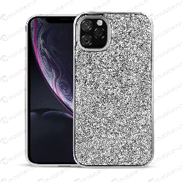 [CS-I13P-COD-SI] Color Diamond Hard Shell Case for iPhone 13 Pro - Silver