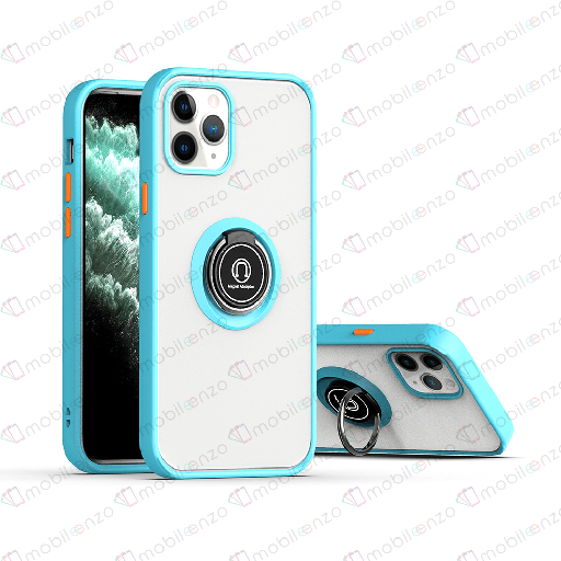 [CS-I13P-MTR-BL] Matte Ring Case for iPhone 13 Pro - Blue