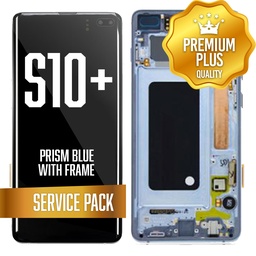 [LCD-S10P-WF-SP-PBL] LCD Assembly for Samsung Galaxy S10 Plus With Frame - Prism Blue (Service Pack)