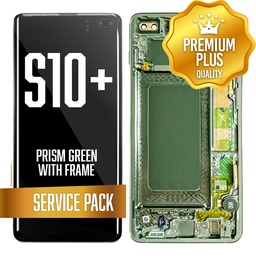 [LCD-S10P-WF-SP-PGR] LCD Assembly for Samsung Galaxy S10 Plus With Frame - Prism Green (Service Pack)