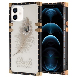 [CS-i12-LBT-WH] Luxury Beautiful Trunk Case for Iphone 12 - White