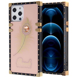 [CS-i11PM-LBT-ROGO] Luxury Beautiful Trunk Case for Iphone 11 Pro Max - Rose Gold
