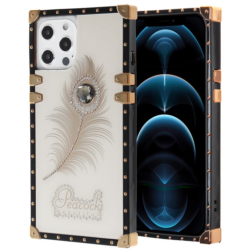 [CS-i11PM-LBT-WH] Luxury Beautiful Trunk Case for Iphone 11 Pro Max - White