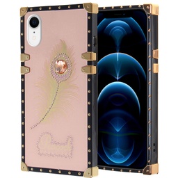 [CS-iXR-LBT-ROGO] Luxury Beautiful Trunk Case for Iphone XR - Rose Gold