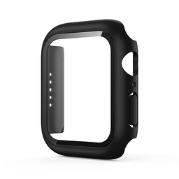 [CS-IW41-HPT-BK] Hard PC Case with Tempered Glass For iWatch 41mm - Black