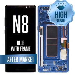 [LCD-N8-WF-HQ-BL] LCD for Samsung Galaxy Note 8 With Frame - Blue (High Quality)