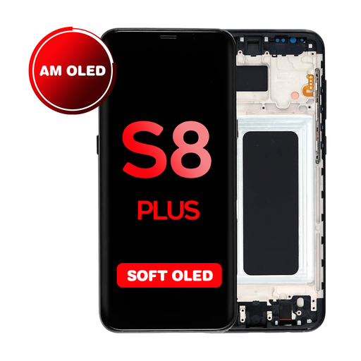 [LCD-S8P-WF-HQ-BK] OLED Assembly for Samsung Galaxy S8 Plus (G955) with Frame - Black (Aftermarket - OLED)