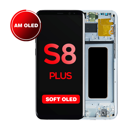 [LCD-S8P-WF-HQ-BL] OLED Assembly for Samsung Galaxy S8 Plus (G955) with Frame - Blue (Aftermarket - OLED)