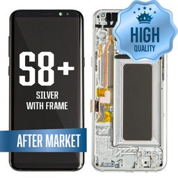 [LCD-S8P-WF-HQ-SI] LCD for Samsung Galaxy S8P With Frame - Silver (High Quality)