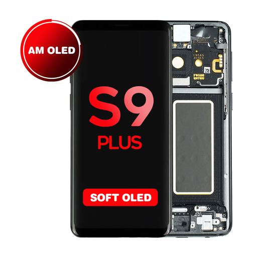 [LCD-S9P-WF-HQ-BK] OLED Assembly for Samsung Galaxy S9 Plus (G965) with Frame - Black (Aftermarket - OLED)