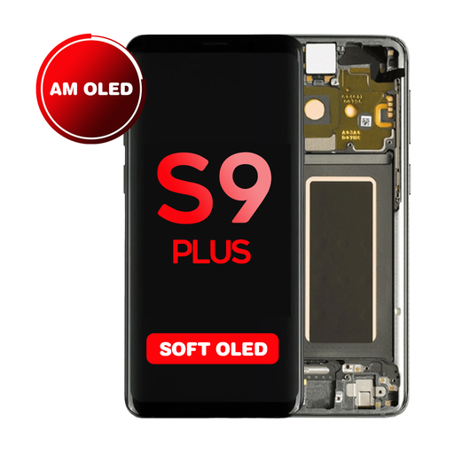 [LCD-S9P-WF-HQ-GY] OLED Assembly for Samsung Galaxy S9 Plus (G965) with Frame - Gray (Aftermarket - OLED)