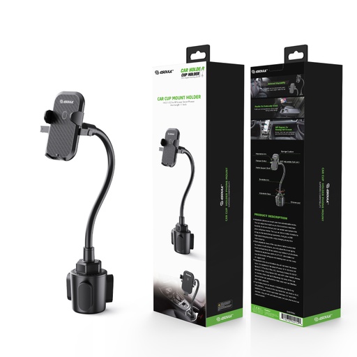 [ACE-EH37-BK] Esoulk Cup Holder Mount Flexible gGooseneck (11 inch)