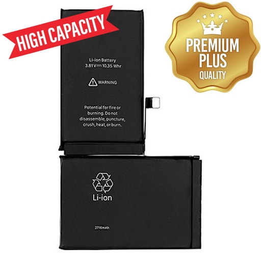 [SP-IX-HC-BAT] Battery for iPhone X High Capacity (Premium)