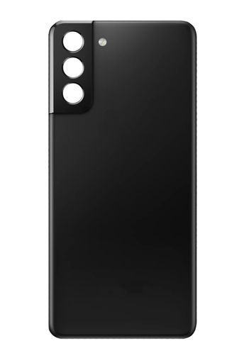 [SP-S21P-BCVGWCL-NO-BK] Back Cover Glass With Camera Lens For Samsung Galaxy S21 Plus (No Logo) (Phantom Black)