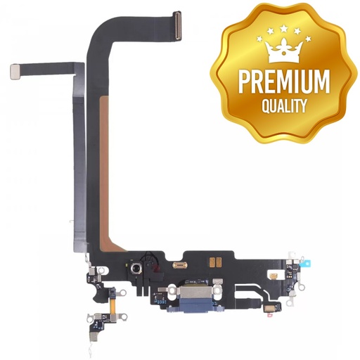 [SP-I13PM-CD-SBL] Charging Port Flex Cable for iPhone 13 Pro Max - Sierra Blue (Premium)