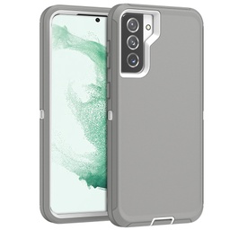[CS-S22-OBD-GYWH] DualPro Protector Case for Galaxy S22 - Grey &amp; White