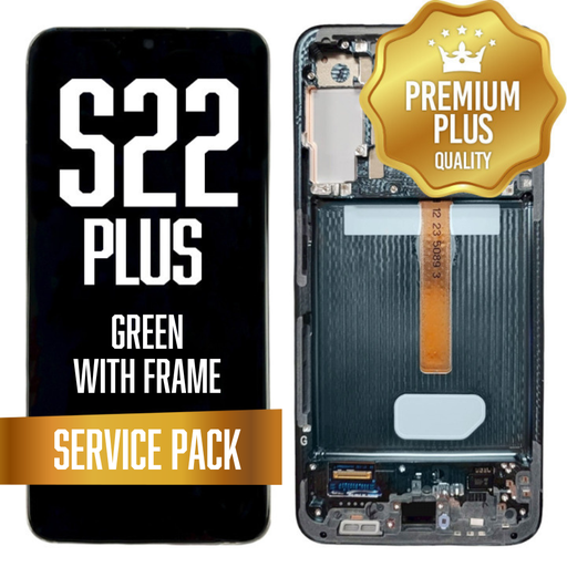 [LCD-S22P-WF-SP-GR] OLED Assembly for Samsung Galaxy S22 Plus With Frame - Green (Service Pack)
