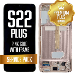 [LCD-S22P-WF-SP-PNGO] OLED Assembly for Samsung Galaxy S22 Plus With Frame - Pink Gold (Service Pack)