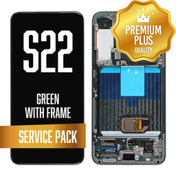 [LCD-S22-WF-SP-GR] OLED Assembly for Samsung Galaxy S22 With Frame - Green (Service Pack)