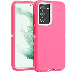[CS-S21FE-OBD-PNWH] DualPro Protector Case for Galaxy S21 FE - Pink & White