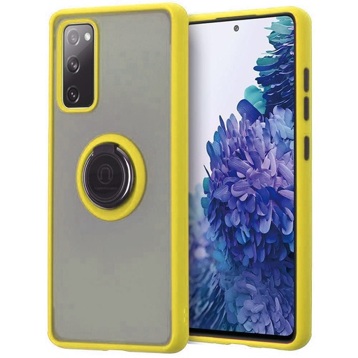 [CS-S21FE-MTR-YL] Matte Ring Case for Galaxy S21 FE - Yellow