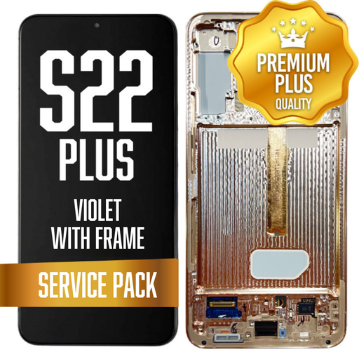 [LCD-S22P-WF-SP-VI] OLED Assembly for Samsung Galaxy S22 Plus With Frame - Violet (Service Pack)